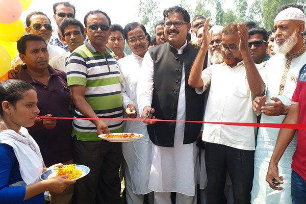 নওগাঁয় প্রতিবন্ধীদের স্কুলভবন উদ্বোধন