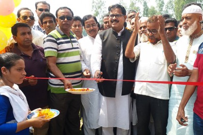 নওগাঁয় প্রতিবন্ধীদের স্কুলভবন উদ্বোধন