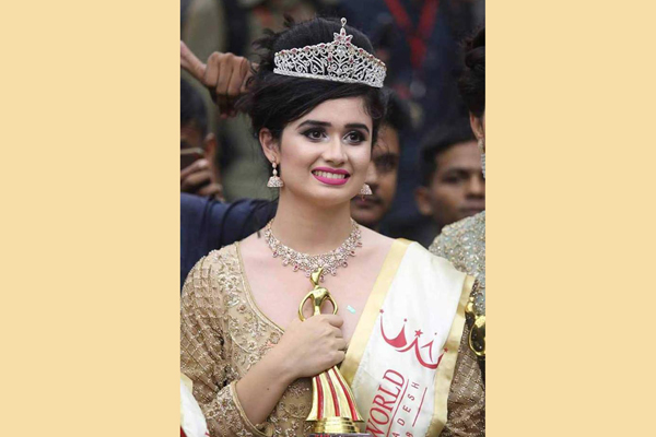 ‘মিস ওয়ার্ল্ড বাংলাদেশ’ হয়ে যা বললেন ঐশী