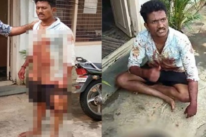 ‌মায়ের শ্লীলতাহানির জেরে বন্ধুর মাথা কেটে থানায় হাজির ছেলে