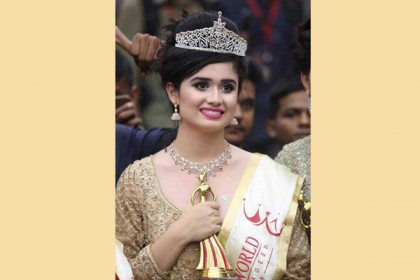 ‘মিস ওয়ার্ল্ড বাংলাদেশ’ হয়ে যা বললেন ঐশী