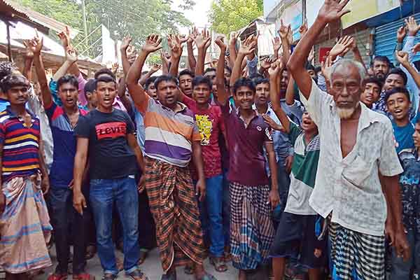 মোরেলগঞ্জে আওয়ামী লীগের দুই নেতার খুনিদের ফাঁসির দাবি 
