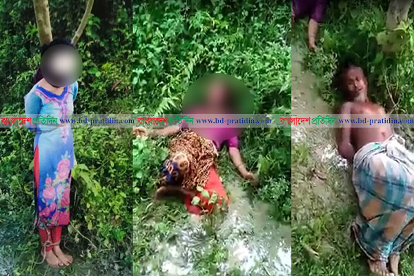 লামায় যুবতীকে গাছে বেঁধে ৪ জনকে কুপিয়ে জমি দখলের চেষ্টা!