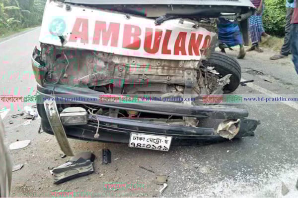 নাটোরে সড়ক দুর্ঘটনায় নিহত ১, আহত ৬