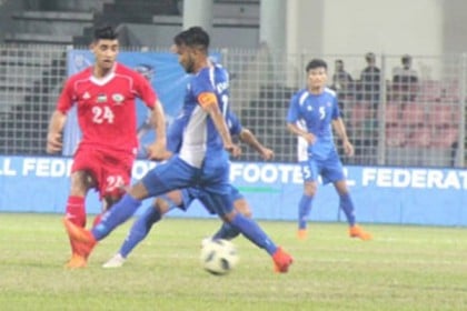 নেপালকে হারিয়ে সেমিফাইনালে ফিলিস্তিন

