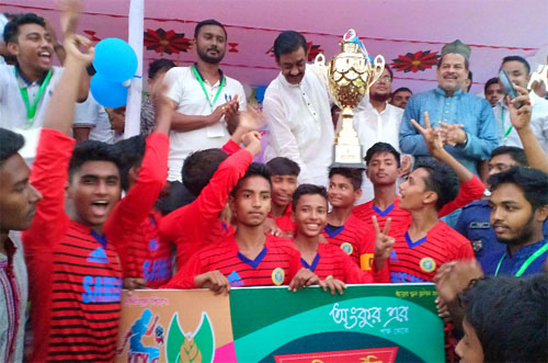 'খেলাধুলায় যুক্ত থাকলে মাদকাসক্ত হওয়ার আশঙ্কা থাকে না'