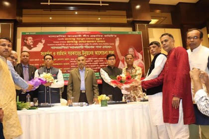 মালয়েশিয়ায় আওয়ামী লীগের দুই নেতাকে সংবর্ধনা