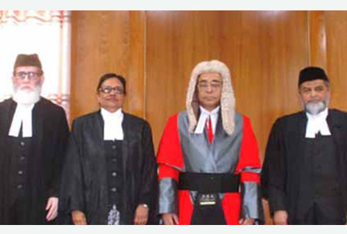 শপথ নিলেন আপিল বিভাগের নতুন তিন বিচারপতি
