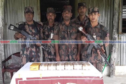 টেকনাফে ধানক্ষেতে মিলল ৭০ হাজার ইয়াবা