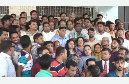 রায়ে ময়মনসিংহে সন্তোষ প্রকাশ, বিএনপি’র বিক্ষোভ