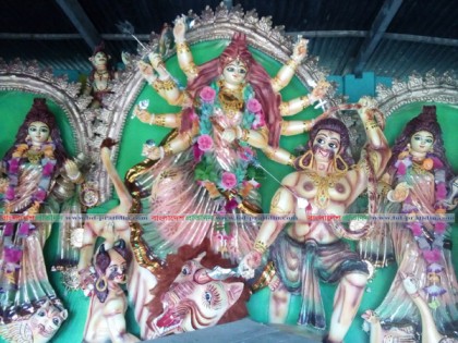 কলারোয়ায় ৪২ মণ্ডপে দুর্গাপূজার প্রস্তুতি সম্পন্ন 
