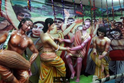 বাগেরহাটে ৭০১টি প্রতিমা নিয়ে হচ্ছে দক্ষিণ এশিয়ার সবচেয়ে বড় দুর্গাপূজা