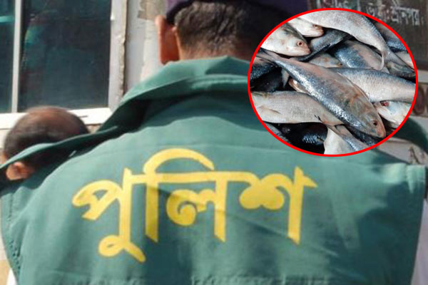 ইলিশসহ পুলিশ আটক!