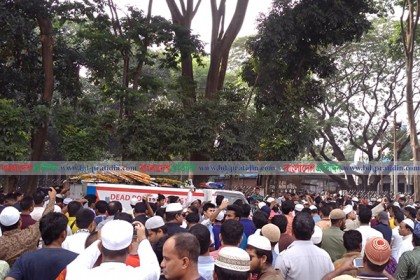 জাতীয় ঈদগাহে আইয়ুব বাচ্চুর জানাজা সম্পন্ন