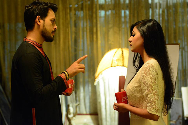 মাছরাঙ্গায় টেলিছবি 'মেঘের ক্যানভাস' 

