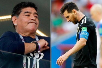 মেসিকে নিয়ে এবার ভিন্ন কথা ম্যারাডোনার 