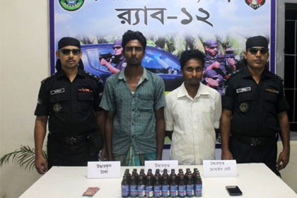 বগুড়ায় ৫ মাদক ব্যবসায়ী গ্রেফতার

