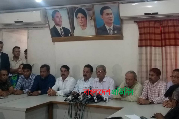 খালেদার সাজার প্রতিবাদে মঙ্গলবার সারাদেশে বিএনপির বিক্ষোভ 