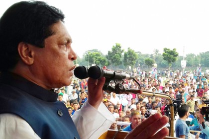 উন্নয়নের জন্য আবারও নৌকায় ভোট দেওয়ার আহ্বান

