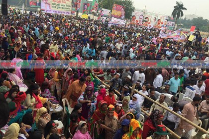 সোহরাওয়ার্দী উদ্যানে আসতে শুরু করেছেন ঐক্যফ্রন্ট নেতাকর্মীরা