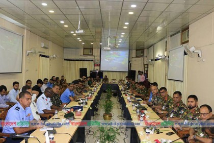 রাঙামাটি সফরে এনডিসিদের প্রতিনিধি দল