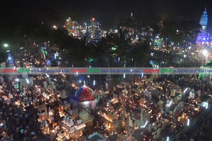 বরিশালে দিপাবলী উৎসব সম্পন্ন
