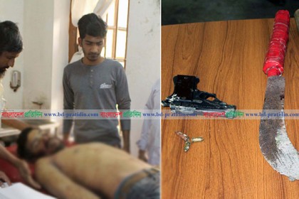 বরিশালে ইউপি চেয়ারম্যানের হত্যাকারী বন্দুকযুদ্ধে নিহত