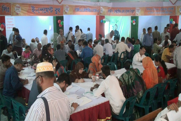 বরিশালে আয়কর মেলায় ৫৫ লাখ টাকার কর আদায়