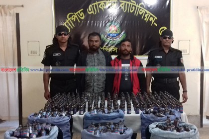 ট্রাকভর্তি ফেন্সিডিল, দুই মাদক ব্যবসায়ী গ্রেফতার