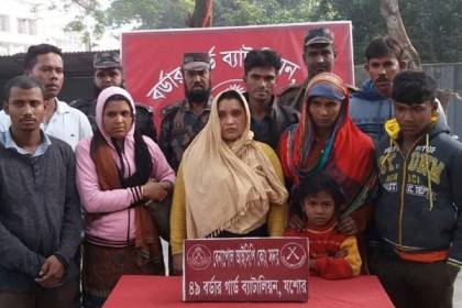 বেনাপোল সীমান্তে দুই শিশুসহ ৯ নারী-পুরুষ আটক

