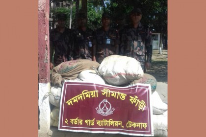 টেকনাফে ৩৪ লাখ টাকার অবৈধ কারেন্ট জাল জব্দ 

