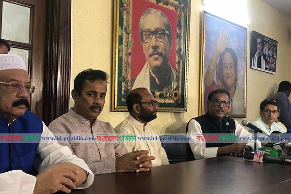 বিপুল ভোটে মহাজোটের জয় দেখছেন ওবায়দুল কাদের