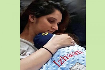 ভাইরাল ছেলের সঙ্গে সানিয়া মির্জার ছবি 