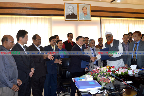 জাপানের হিরোসাকি বিশ্ববিদ্যালয় ও হাবিপ্রবি’র মধ্যে সমঝোতা স্মারক স্বাক্ষর 