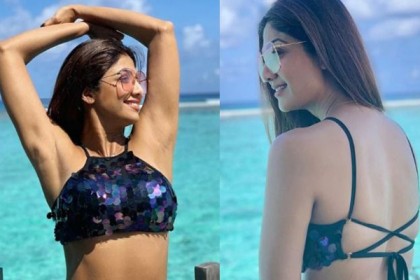 মালদ্বীপের সৈকতে শিল্পা, ছবি ভাইরাল