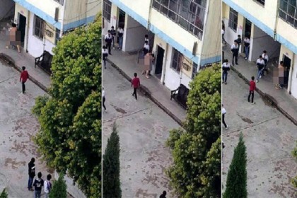 স্কুলের মাঠে প্রকাশ্যে 'নগ্ন' হয়ে ছাত্রীকে ধর্ষণের চেষ্টা  শিক্ষকের!