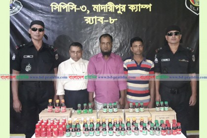 মাদারীপুরে নিষিদ্ধ যৌন উত্তেজক ওষুধ বিক্রির অভিযোগে আটক ৩