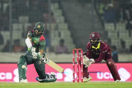 ওয়েস্ট ইন্ডিজকে ২৫৬ রানের লক্ষ্য দিল টাইগাররা