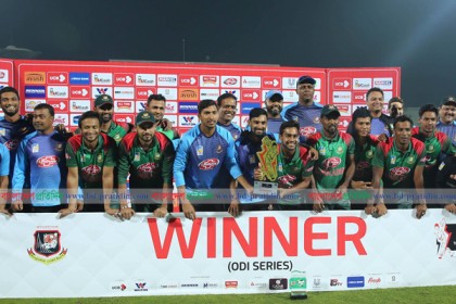 তামিম-সৌম্যর ব্যাটে সিরিজ জয় টাইগারদের