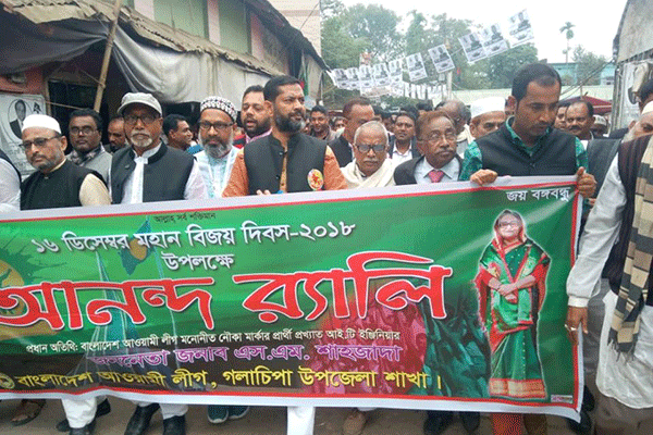 গলাচিপায় নানা কর্মসূচিতে বিজয় দিবস উদযাপন