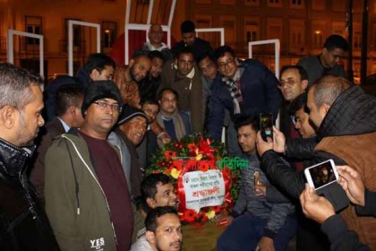 পর্তুগালে জাতির শ্রেষ্ঠ সন্তানদের প্রতি প্রবাসী বাংলাদেশিদের শ্রদ্ধা