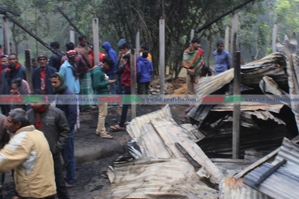 ঠাকুরগাঁওয়ে সেই অগ্নিকাণ্ডের ঘটনা ভিন্ন খাতে প্রবাহিত করার চেষ্টা