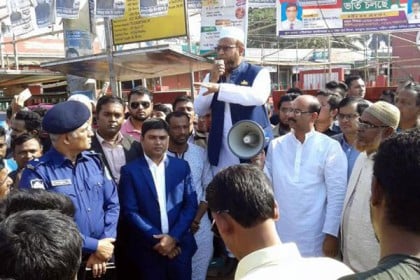 ভালুকায় পরিবহন সেক্টরকে চাঁদা মুক্ত ঘোষণা নবনির্বাচিত এমপির

