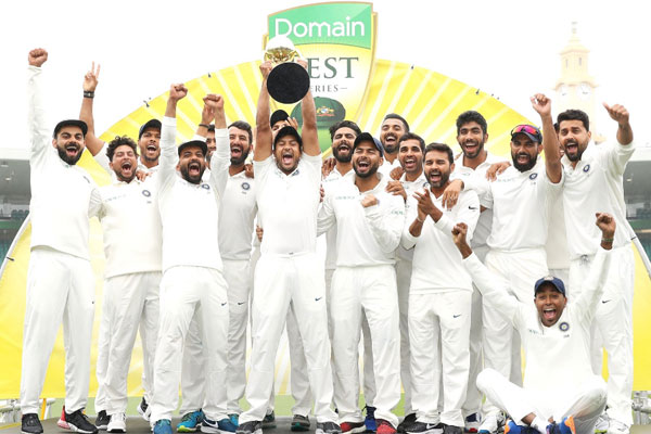 অস্ট্রেলিয়ায় প্রথম টেস্ট সিরিজ জয় ভারতের