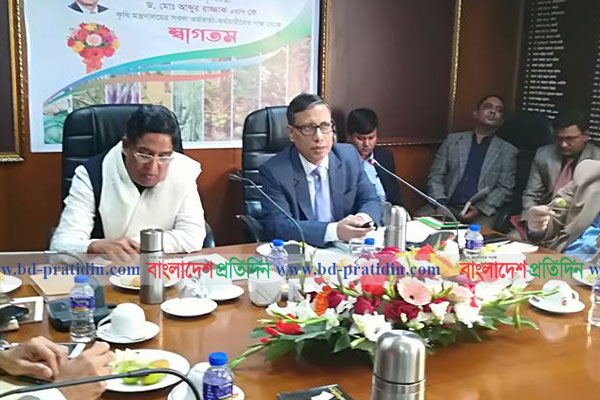 খাদ্য নিরাপত্তার আইন আমরা অক্ষরে অক্ষরে পালন করব: কৃষিমন্ত্রী

