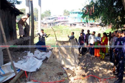 বিশ্বনাথে নদীর তীরবর্তী অবৈধ স্থাপনা উচ্ছেদ 