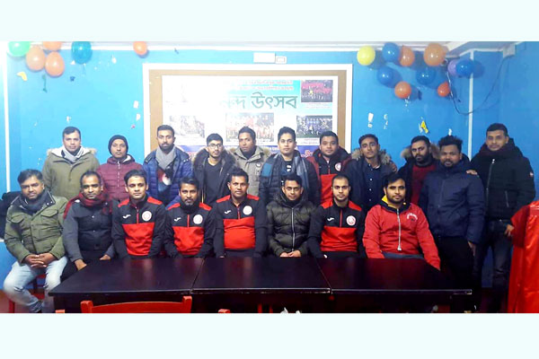 ইতালিতে ফ্রেন্ডস ক্লাব ফুটবলে ৫ম বার চ্যাম্পিয়ন হওয়ায় উৎসব