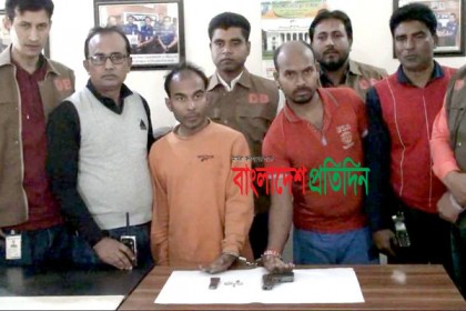টাঙ্গাইলে বিদেশি পিস্তলসহ দুই সহোদর গ্রেফতার