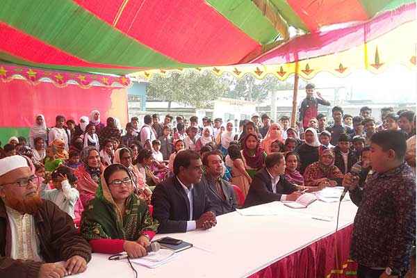 চরভদ্রাসনে জাতীয় শিশু পুরস্কার প্রতিযোগিতা অনুষ্ঠিত