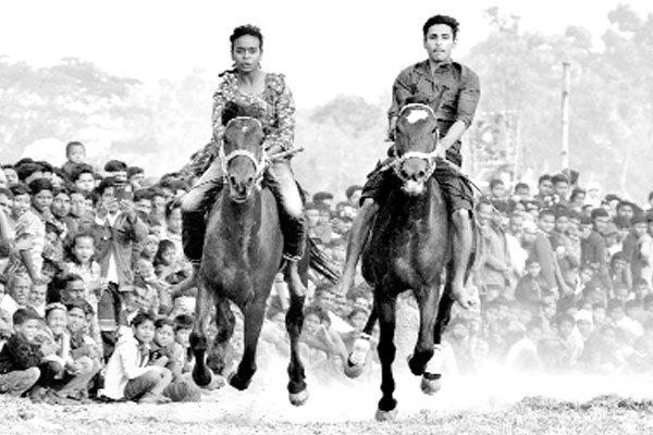 তিন জেলায় জমজমাট ঘোড়দৌড়